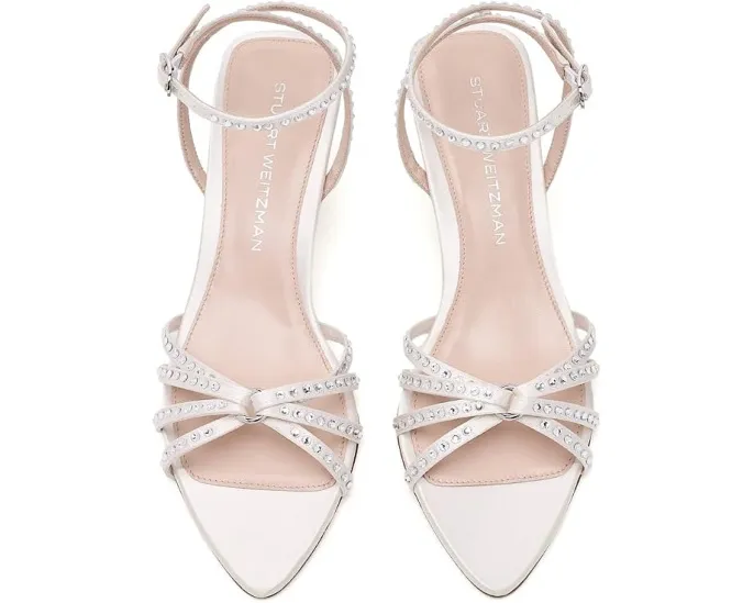 Босоножки Stuart Weitzman Carlyle Sandals 50 с кристаллами