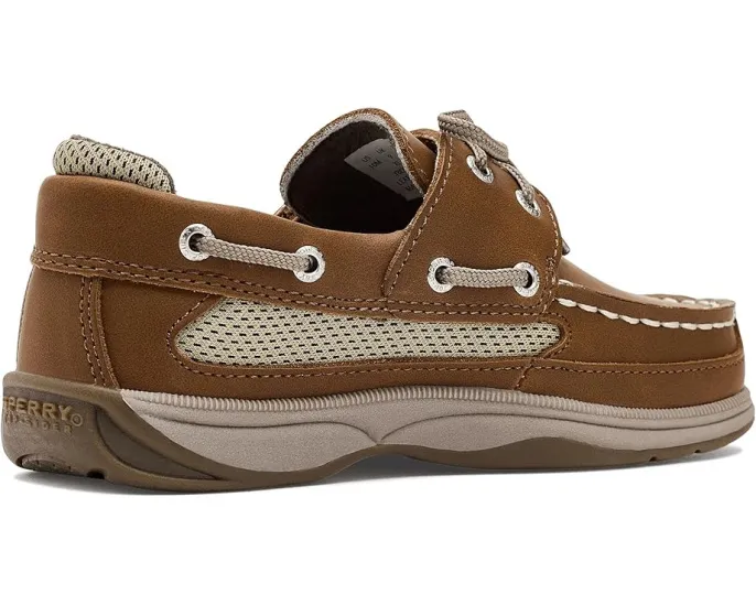 Детские мокасины Sperry Lanyard с сетчатыми вставками и застежкой на липучке
