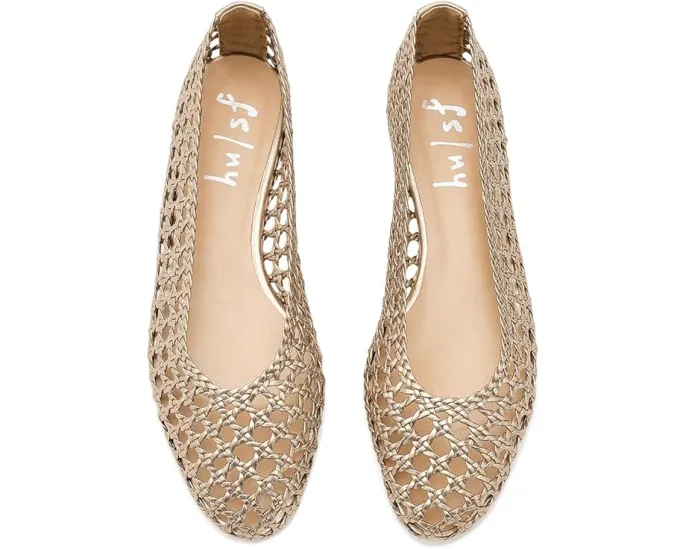Балетки Rosalie из плетеной кожи с мягкой стелькой French Sole