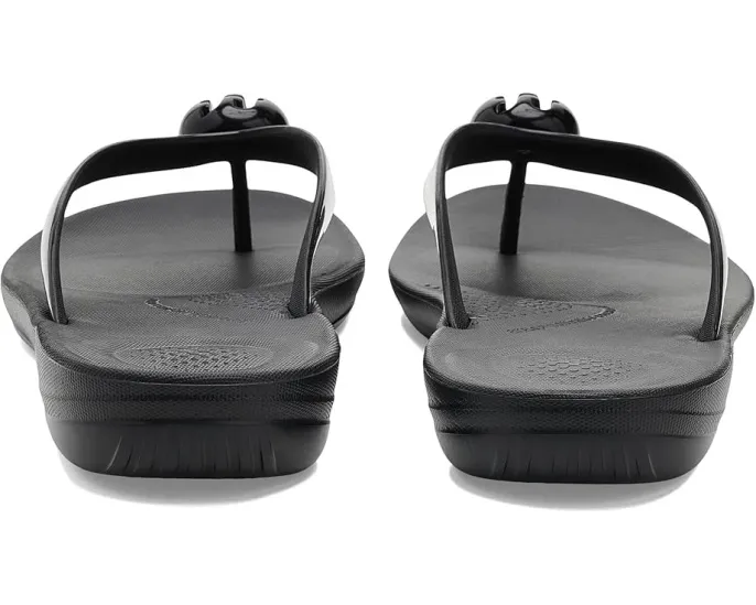 Шлепанцы iQushion Glossy Button FitFlop с резиновым верхом