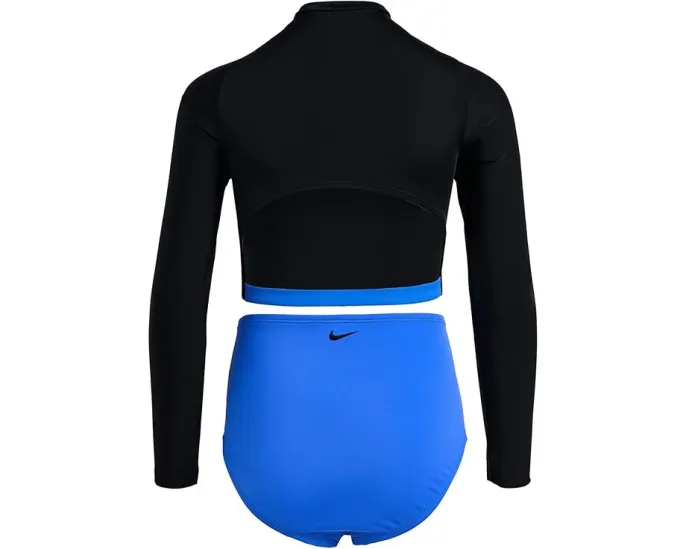 Комплект Nike Kids с длинным рукавом и высокой талией Effortless Essential в технике колор-блок