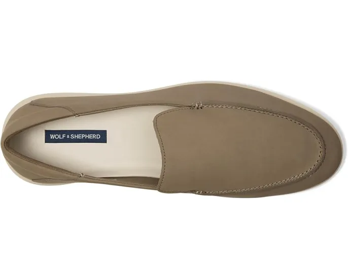 Wolf & Shepherd Coast Venetian лоферы с итальянской кожей и съемной стелькой из пены с памятью