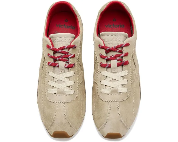 Кроссовки Victoria Aster из замши с тисненым логотипом