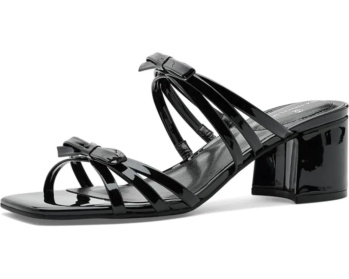 Сандалии Bandolino Mattien с ремешками и бантом на среднем квадратном каблуке