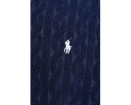 Повседневная рубашка поло Polo Ralph Lauren трикотажная с кабельным узором