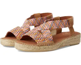 Сандалии Toni Pons Eliana с плетеными лямками и застежкой на липучке