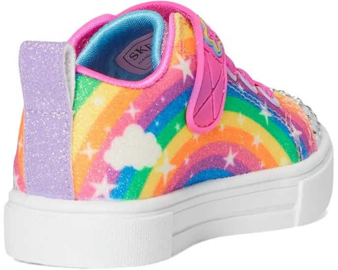 Детские кроссовки SKECHERS KIDS Twinkle Sparks 314829N с подсветкой и липучкой