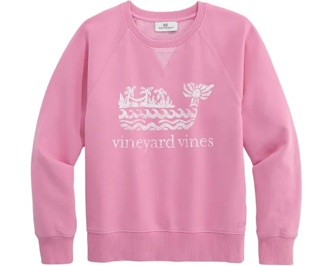 Детский свитшот Vineyard Vines Kids Terry Crew из френч терри