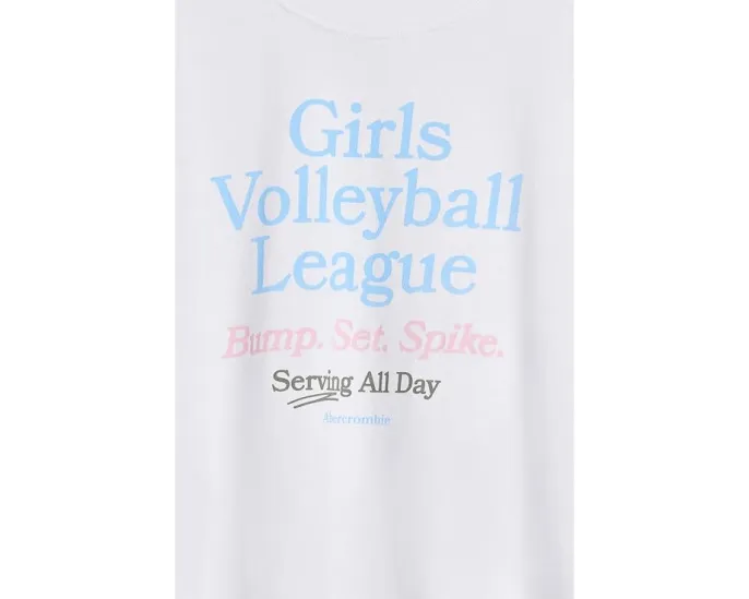 Футболка abercrombie kids Volleyball League Oversized для детей
