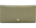 Тонкий кожаный бумажник Lauren Ralph Lauren Crosshatch
