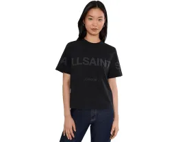 Футболка AllSaints Lisa Biggy оверсайз с ручной графикой