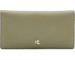 Тонкий кожаный бумажник Lauren Ralph Lauren Crosshatch