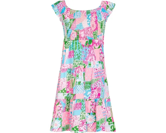 Платье миди Lilly Pulitzer Mini Jilly для девочек с цветочным принтом