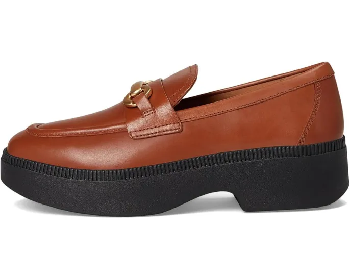 Лоферы FitFlop F-Luma на скрытом клине с металлической пряжкой