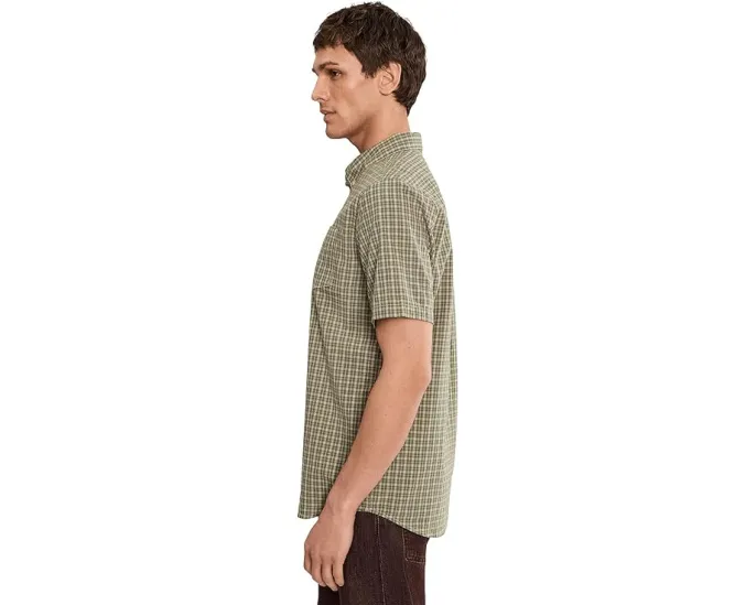 Рубашка Volcom Brewster с коротким рукавом в микро-клетку