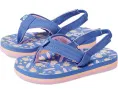 Roxy Vista Loreto детские шлепанцы с цветочным принтом на стельке