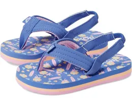 Roxy Vista Loreto детские шлепанцы с цветочным принтом на стельке
