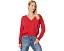 Elastic Hem Easy V-Neck