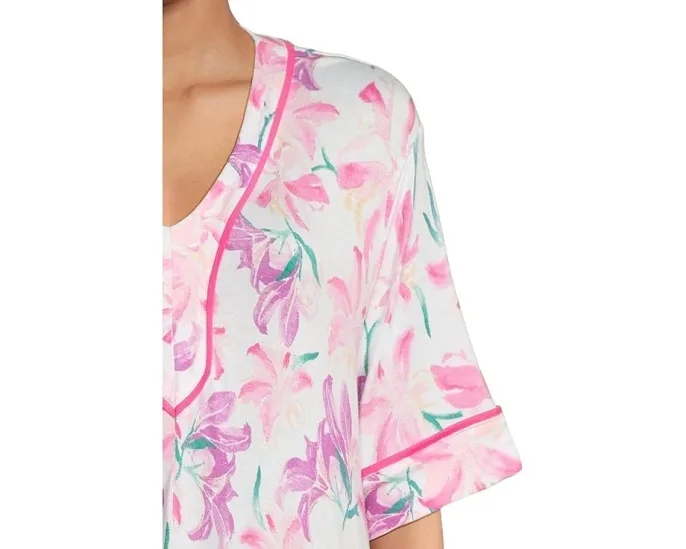 Кафтан Tommy Bahama для женщин с цветочным принтом и V-образным вырезом