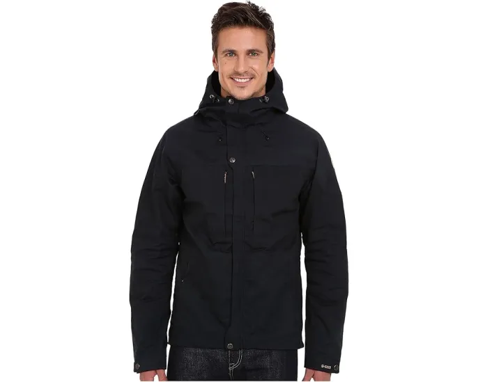 Куртка Fjällräven Skogsö из ткани G-1000 с капюшоном и кожаными деталями