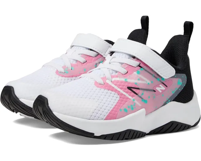 Детские кроссовки New Balance Rave Run v2 с эластичными шнурками и верхней липучкой
