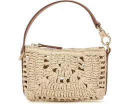 Madewell мини-сумка Straw Mini Pouch из соломки на плечо