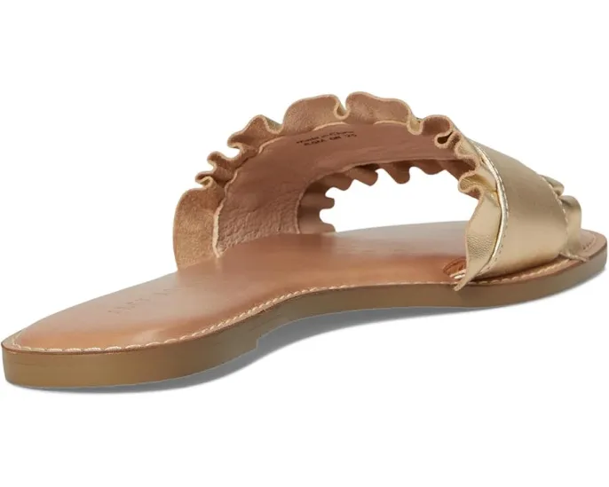 Сланцы Jack Rogers Rozette с рюшами и квадратным носком