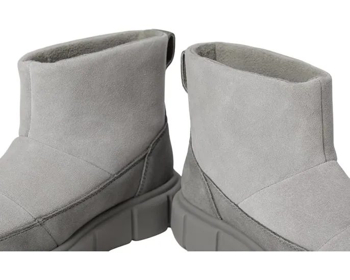 SOREL Детские зимние ботинки Explorer III Slip-On WP без шнуровки с замшевым верхом