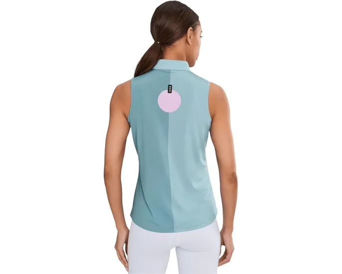 Топ Jamie Sadock без рукавов с воротником стойкой и молнией спереди в цветном блоке