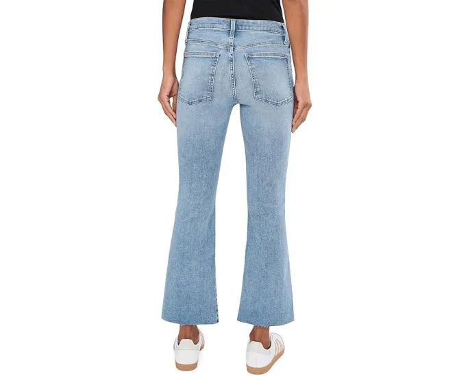 Укороченные джинсы с расклешенным низом Madewell The Stretch Flare Crop из стрейчевого денима