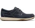 Clarks Sailview Lace кроссовки из натуральной кожи с круглым носком