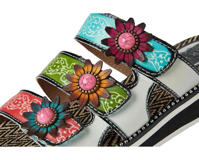 L'Artiste by Spring Step Сандалии Maryse с тремя ремешками и плетеной стелькой