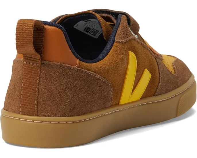 Детские кроссовки VEJA Small V-10 с верхом из замши и экологичными материалами