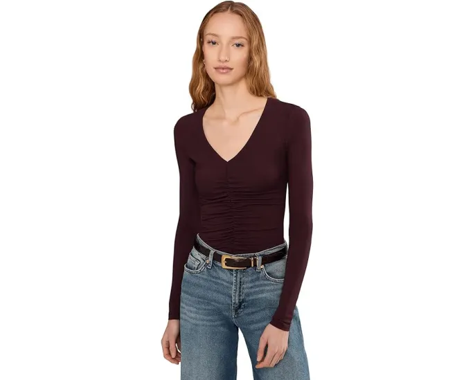 Топ Madewell Slinky с V-образным вырезом