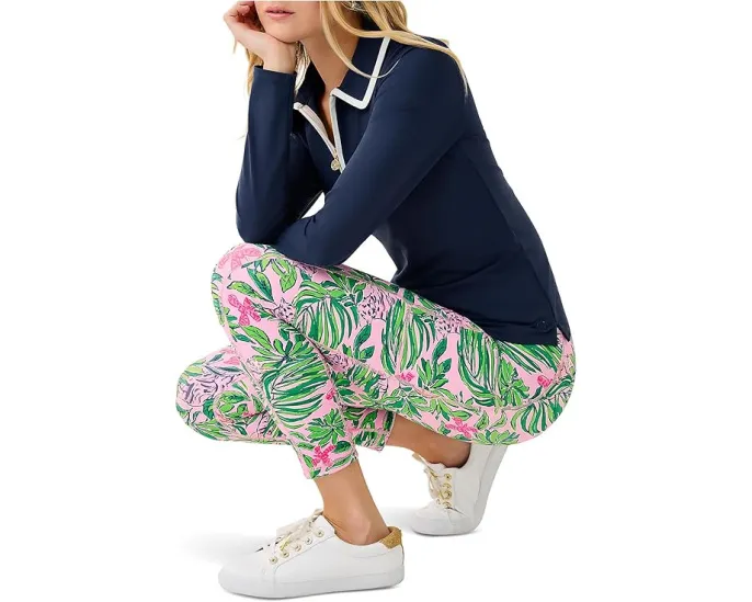 Леггинсы Lilly Pulitzer Weekender High Rise Midi с защитой от солнца