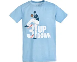 Футболка ChalkTalk SPORTS Kids Baseball CTS ProBlend™ с принтом 3 Up 3 Down для детей