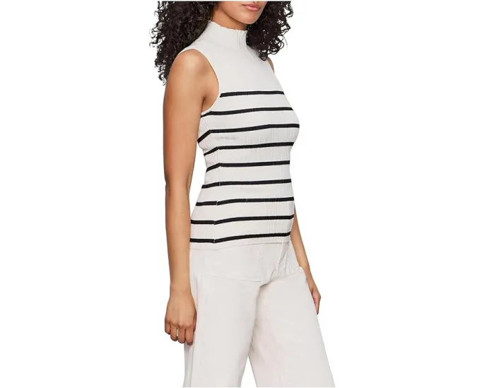 Топ Sanctuary Ribbed Funnel Neck с воротником стойкой и рубчиком