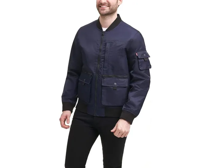 Levi's куртка-бомбер Varsity Trucker из нейлона