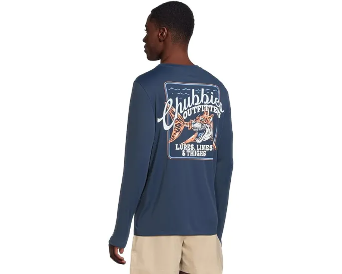 Лонгслив Chubbies The Surf Skin с защитой UPF 50+ и влагоотводящими свойствами