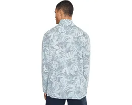 Толстовка Tommy Bahama Costa Wave Azores Half Zip с текстурированной тканью и цветочным принтом