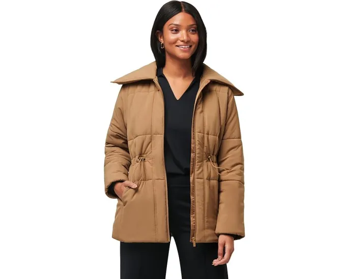 Куртка TravisMathew Mont Blanc Long с высоким воротником и застежкой-молнией