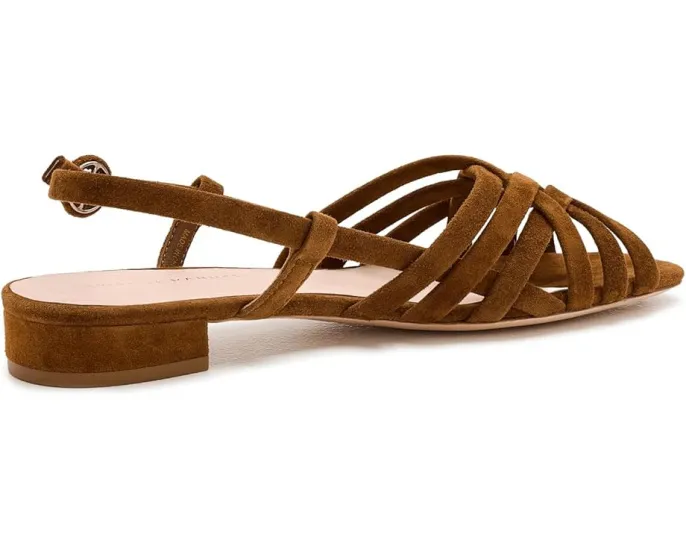 Loeffler Randall Shelly Wrap сандалии с плетением и ракушкой