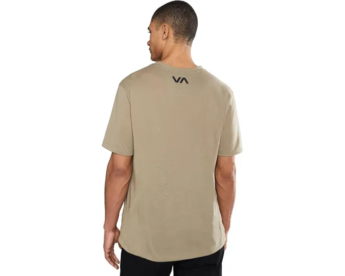 Футболка RVCA Icon Short Sleeve с принтом и резиновой нашивкой