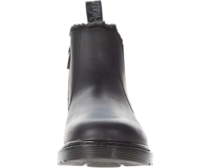 Ботинки Dr. Martens 2976 Leonore Mono для детей с подкладкой из шерпы