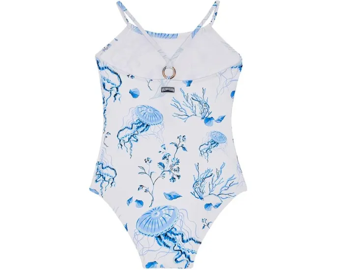 Детский топ для плавания Vilebrequin Medusa & Shells с перекрестными лямками
