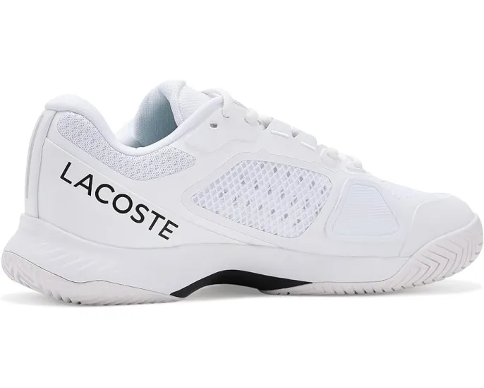 Теннисные кроссовки Lacoste Tech Point с текстильным верхом и боковой клеткой
