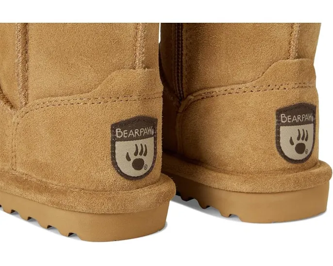 Ботинки Bearpaw Kids Elle Zipper с боковой молнией и мягкой шерстяной подкладкой