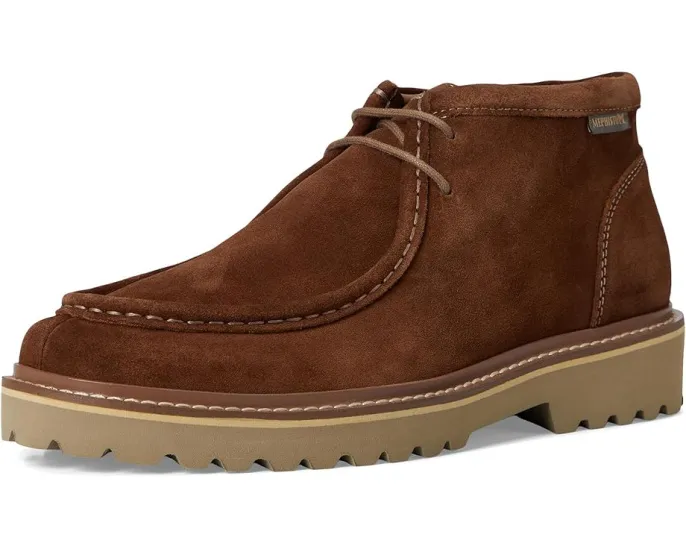 Ботинки Mephisto Alexander из замши с мокасиновым носком и массивным каблуком