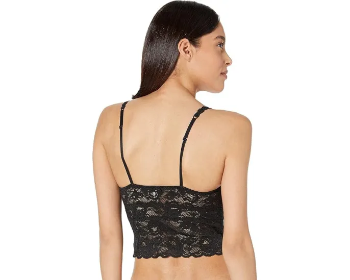 Кроп-топ Cosabella Never Say Never из хлопка и кружева