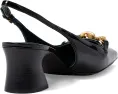 Босоножки Tory Burch Jessa Slingback на каблуке 55 мм с квадратным носком